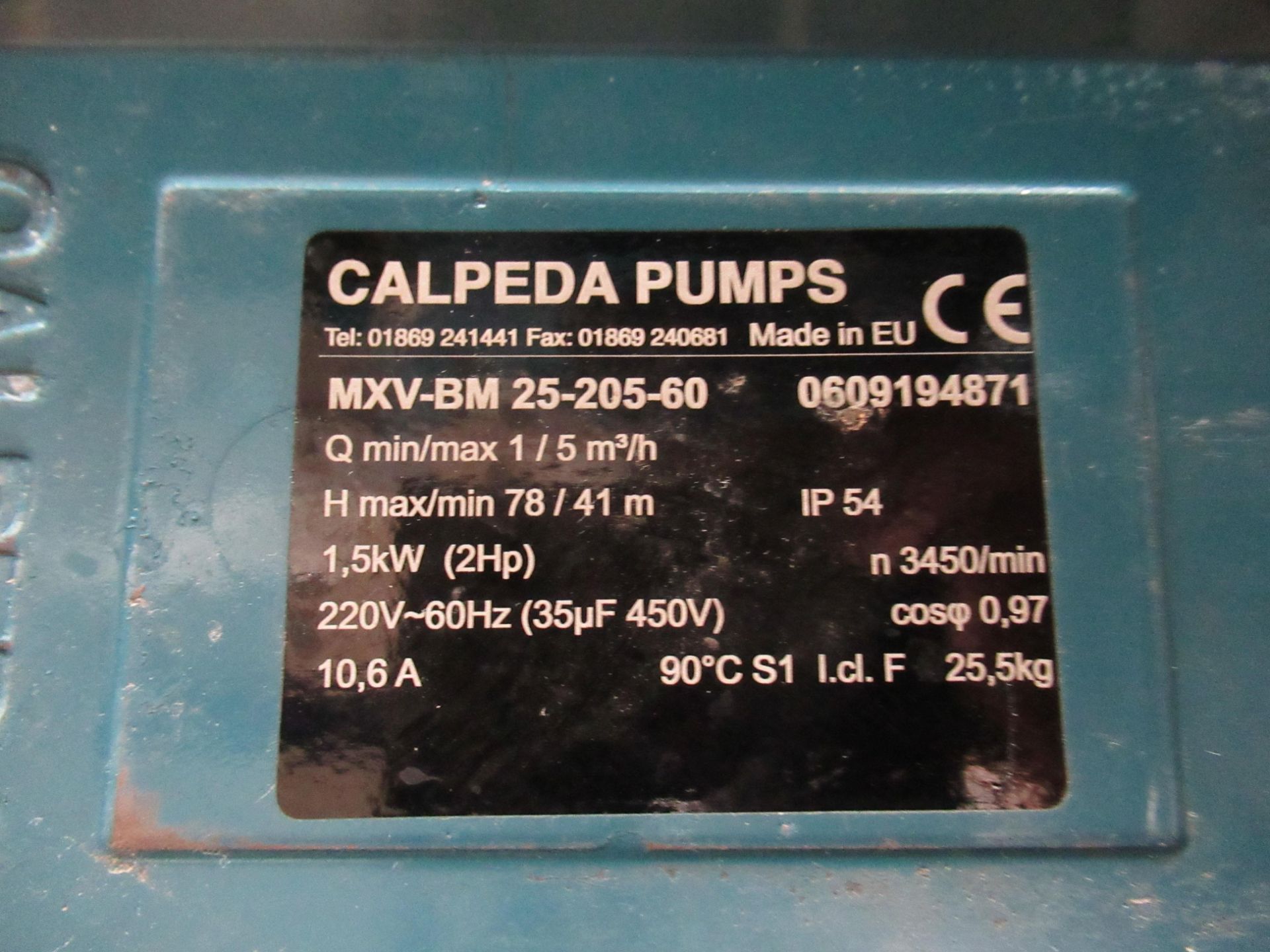 Calpeda Feed Pump - Image 2 of 2
