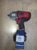 MAC Tools 1/2" Drive Cordless Impact Wrench - with battery, no charger