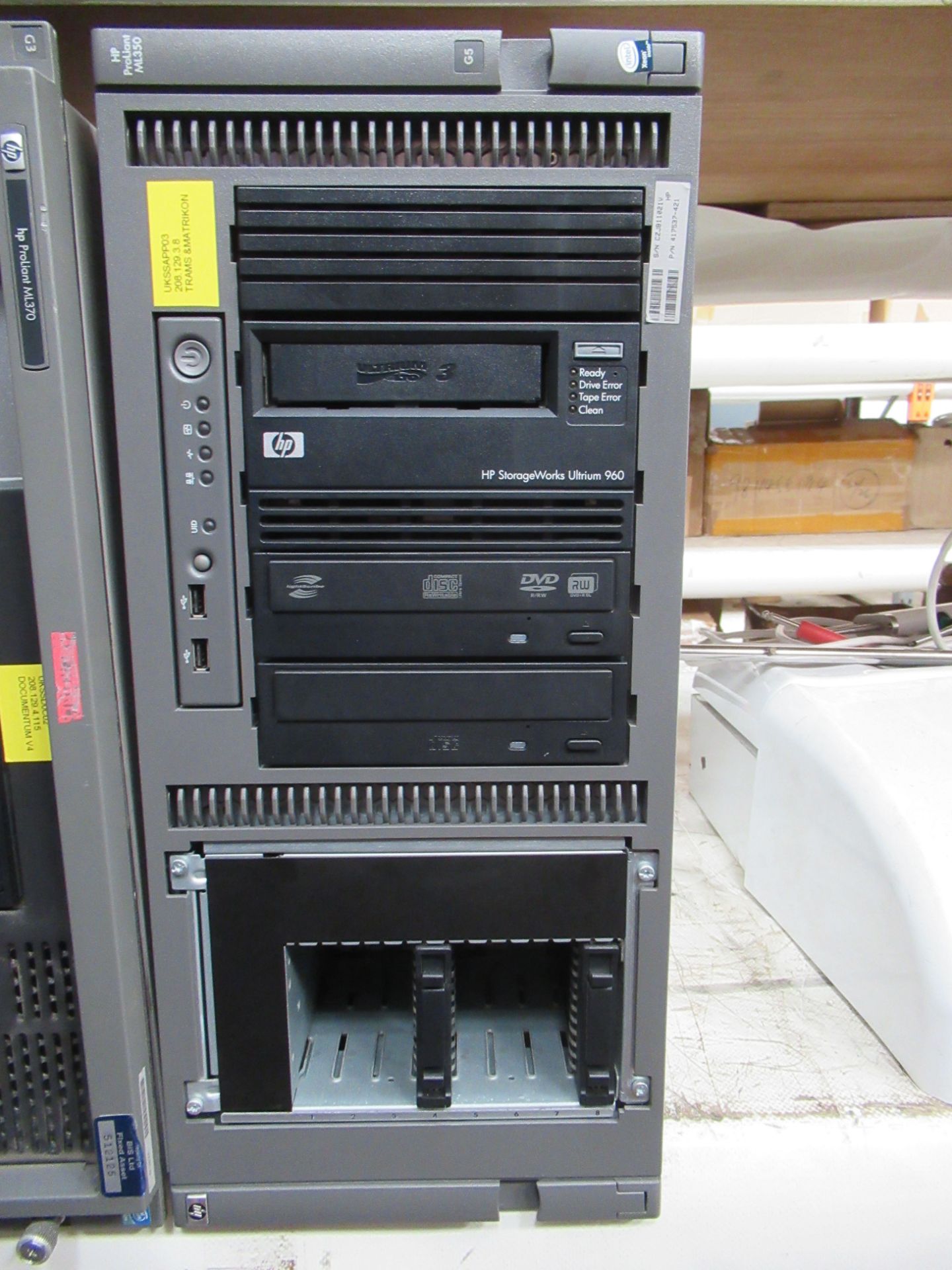 2x HP Proliant ML350 Storage Units and 1x HP Proliant ML370 - Image 2 of 7