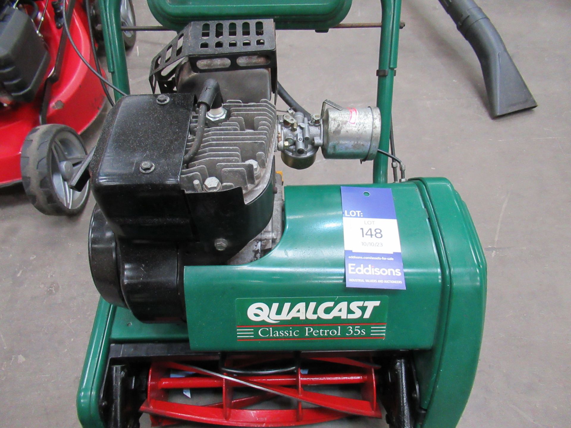 Qualcast 14" Petrol Cylinder Mower with Scarifier Cassette - Image 2 of 5