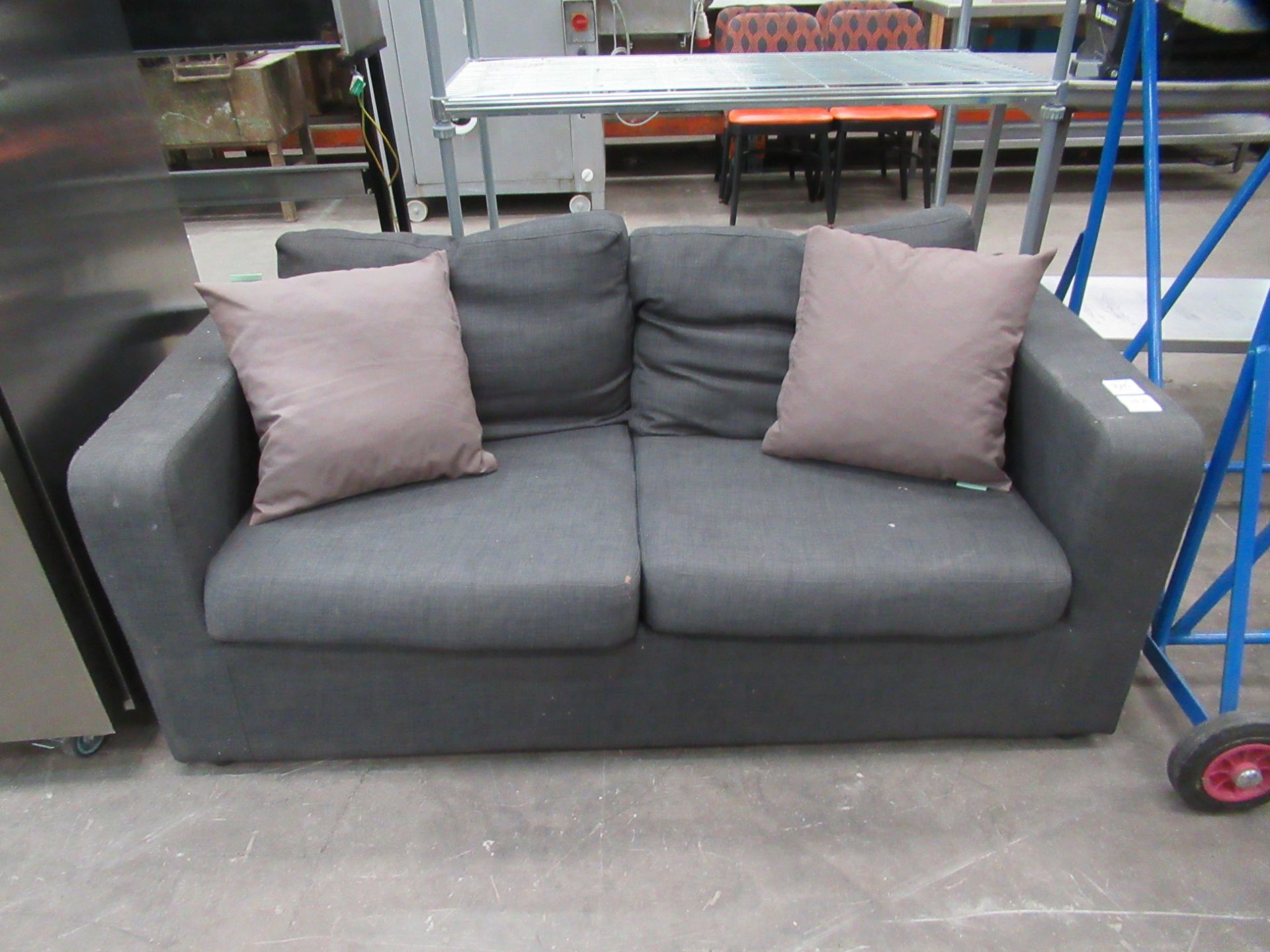 Upholstered Two Seater Sofa Bed
