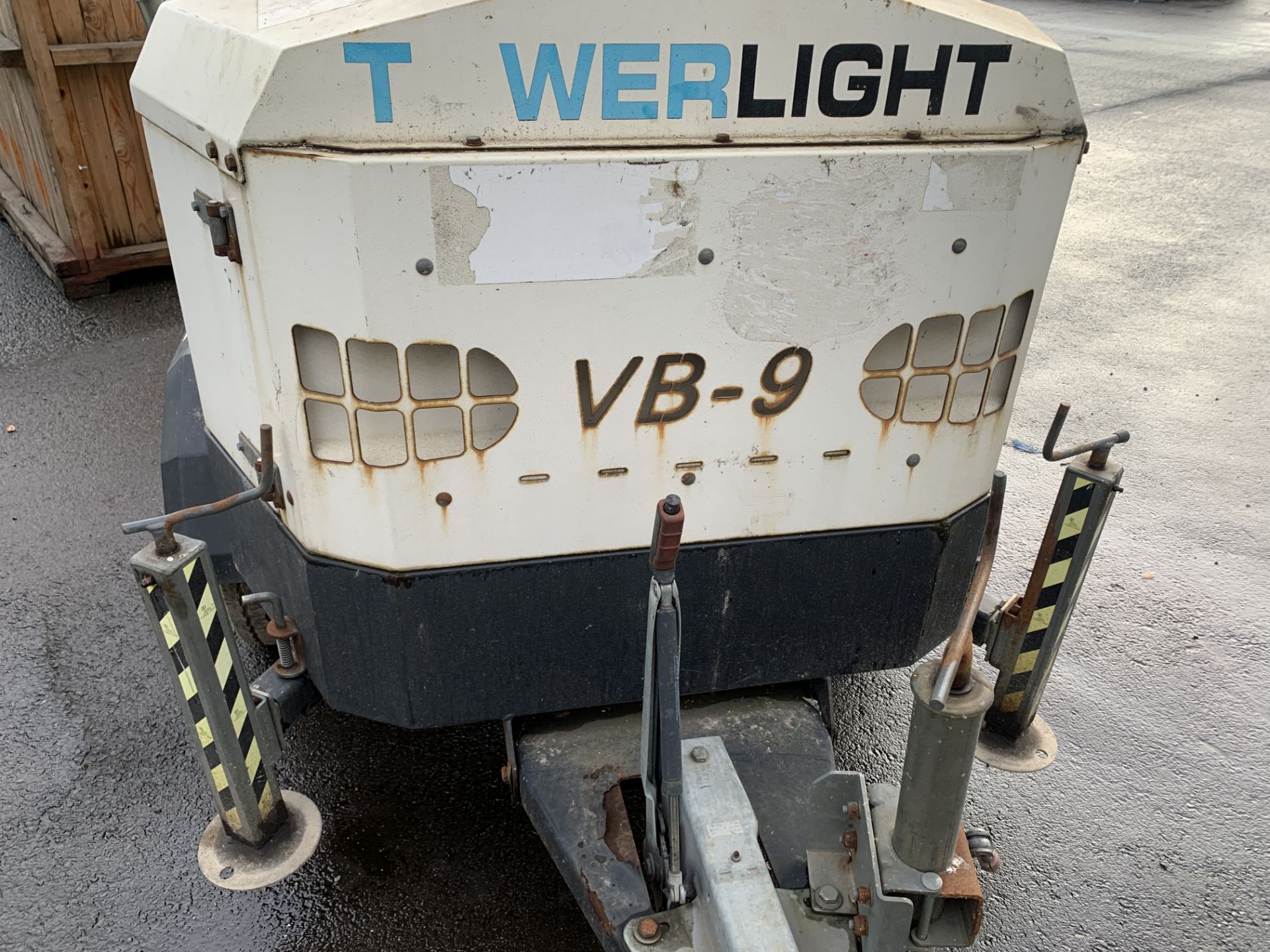 Tower Light Diesel Engine Driven VB-9 Lighting Tower- Towable. - Image 4 of 9