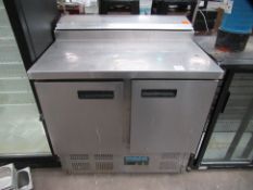Polar Refrigeration Stainless Steel Prep Cabinet