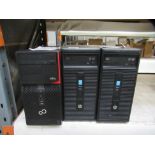 2x HP 280 G1 MT Business PC Units and 1x Fujitsu i3 PC Unit