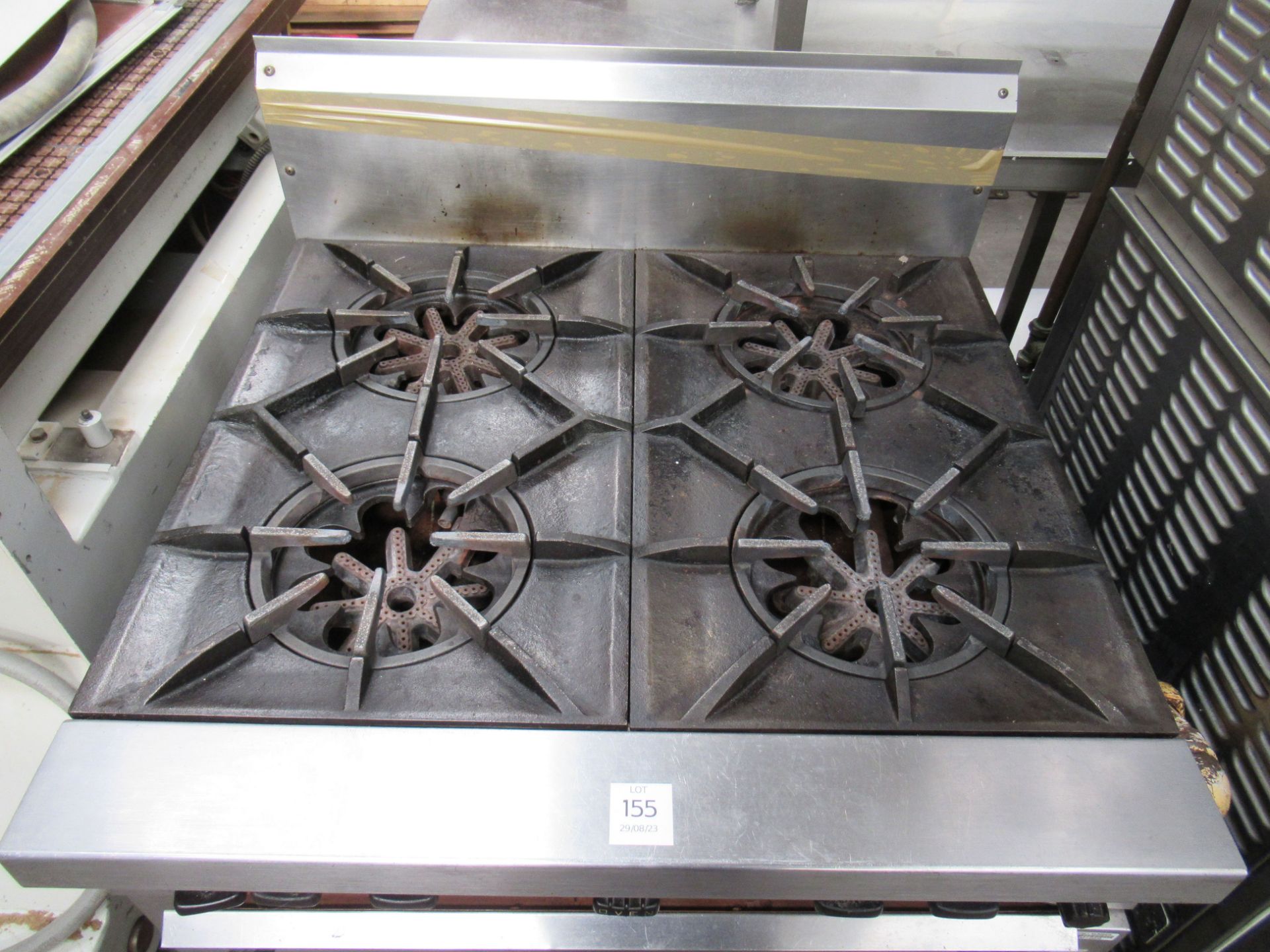 Garland Stainless Steel Gas Powered Oven with 4 Gas Burners - Image 3 of 3