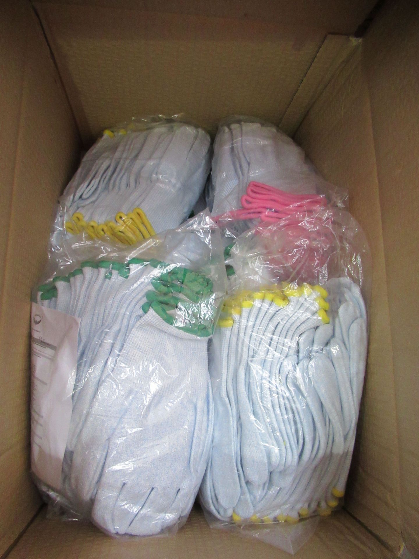 Approx. 250 pairs of grey anti cut gloves in assorted sizes - Image 2 of 2
