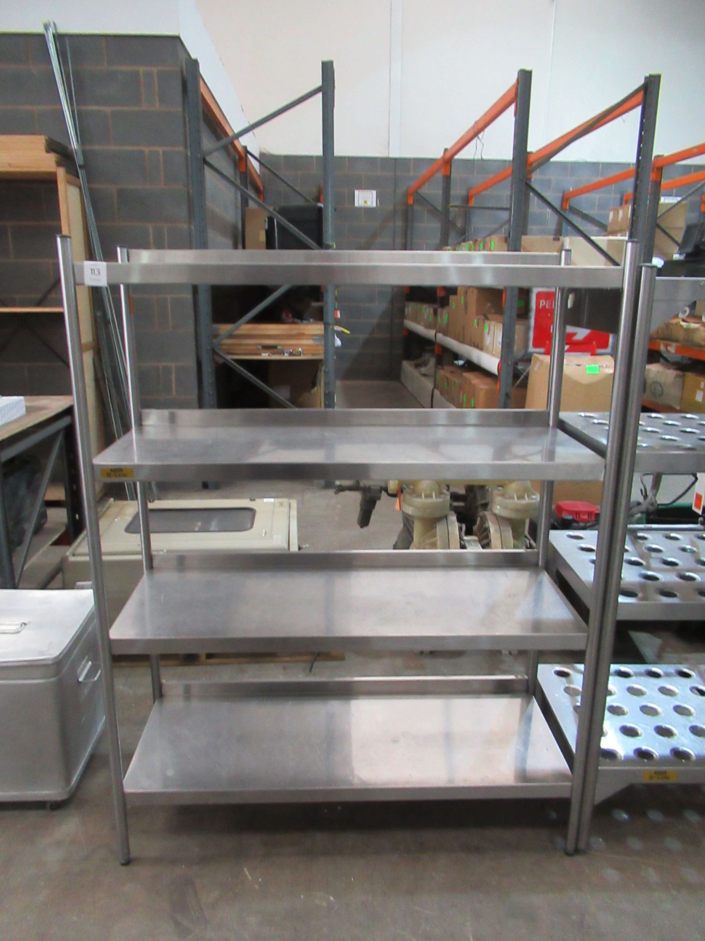 2x Bartlett B-line Four Tier Storage Racks - Image 2 of 3