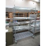 Mobile Four Tier Shelf Unit (1220 x 620 x 2000mm)