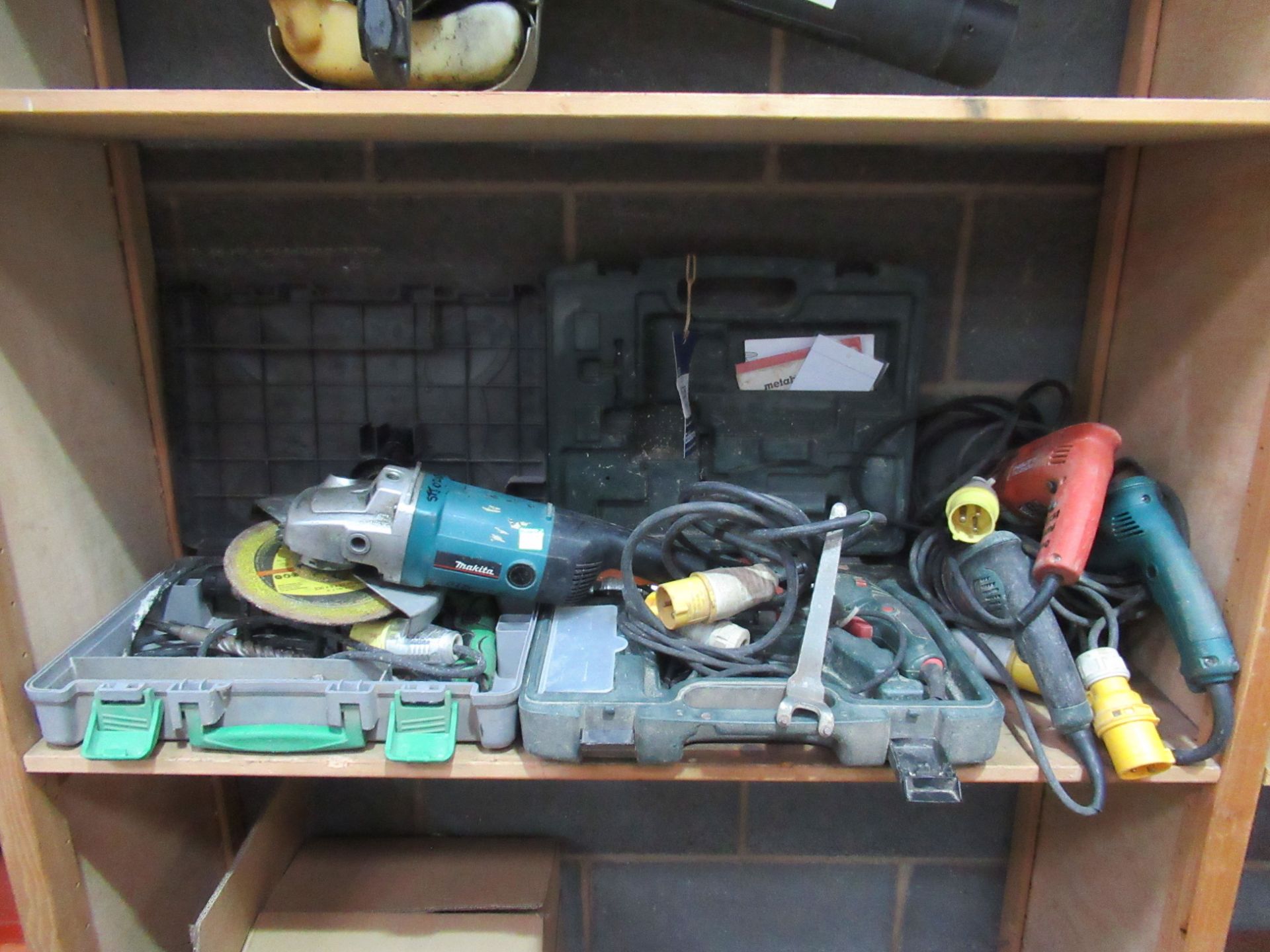 A Selection of 110V Hand Tools