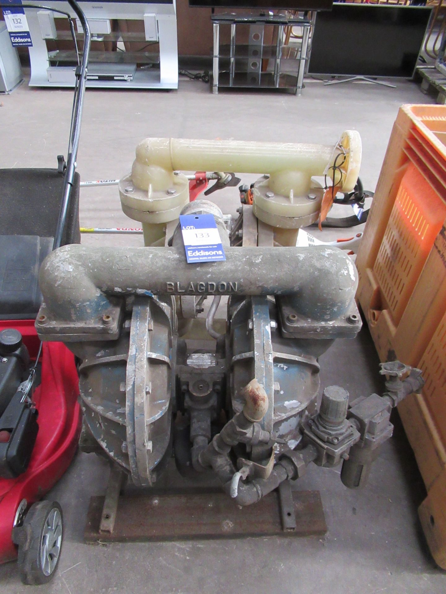 Wilden Plastic Diaphragm Pump and Blagdon Skid Mounted Diaphragm Pump- model Beaver 75