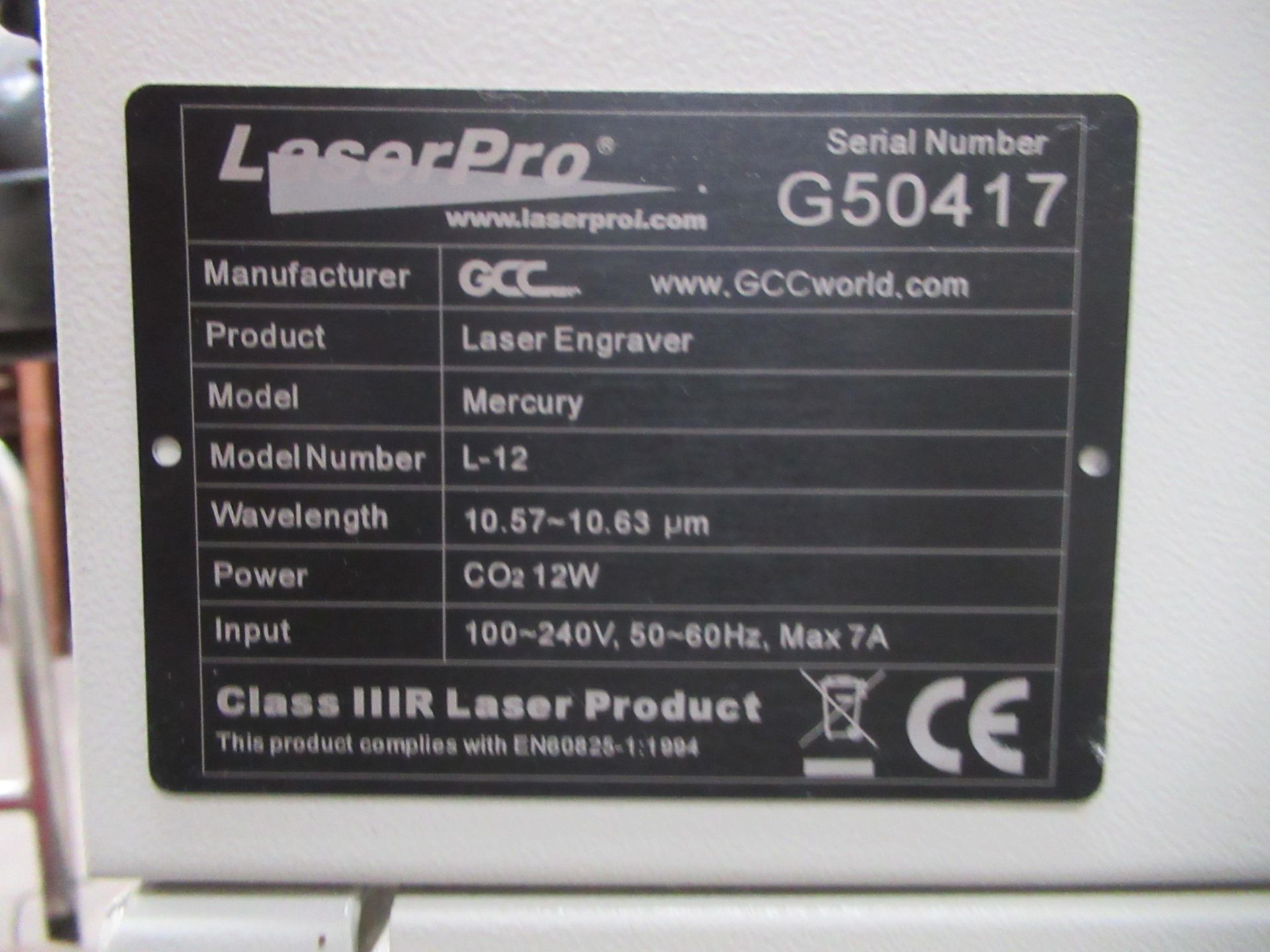A Mercury Lazer Pro Lazer Engraver comes with an advantage AD400TS filter unit - Image 7 of 9