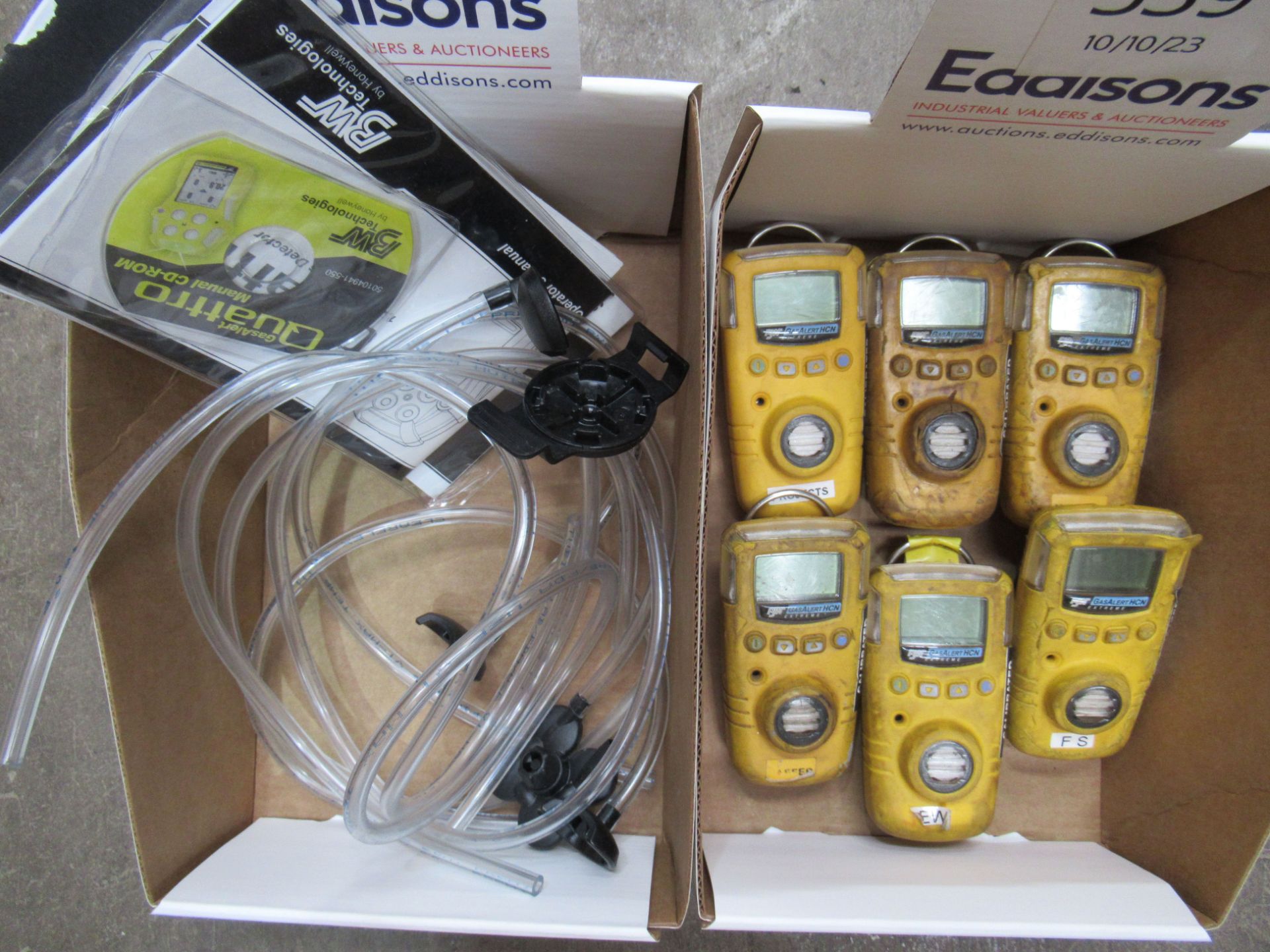 6x Gasalert Extreme Gas Detectors - no chargers