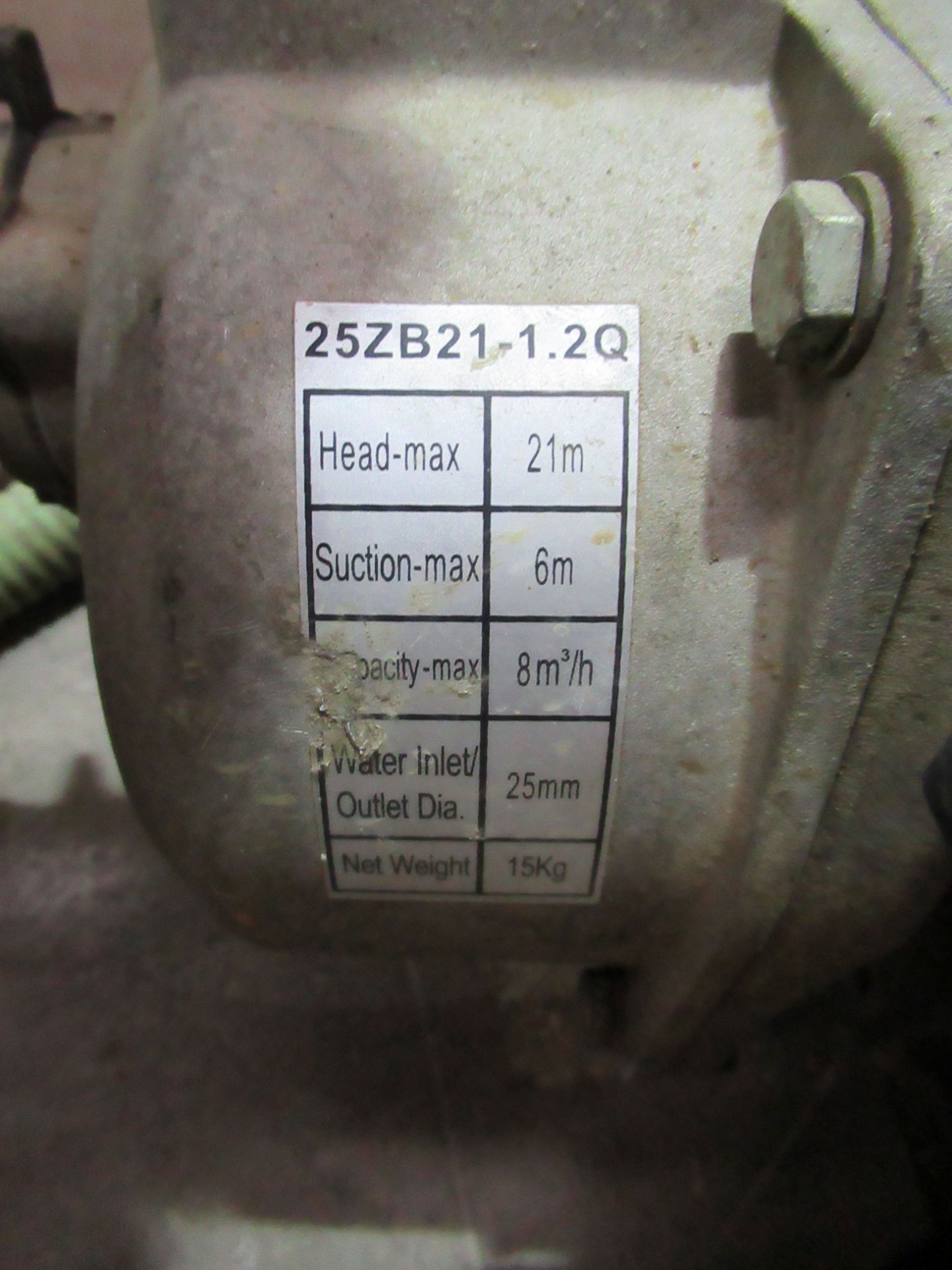 A Loncin 25ZB21-1.20 Petrol Fluid Pump - Image 5 of 5