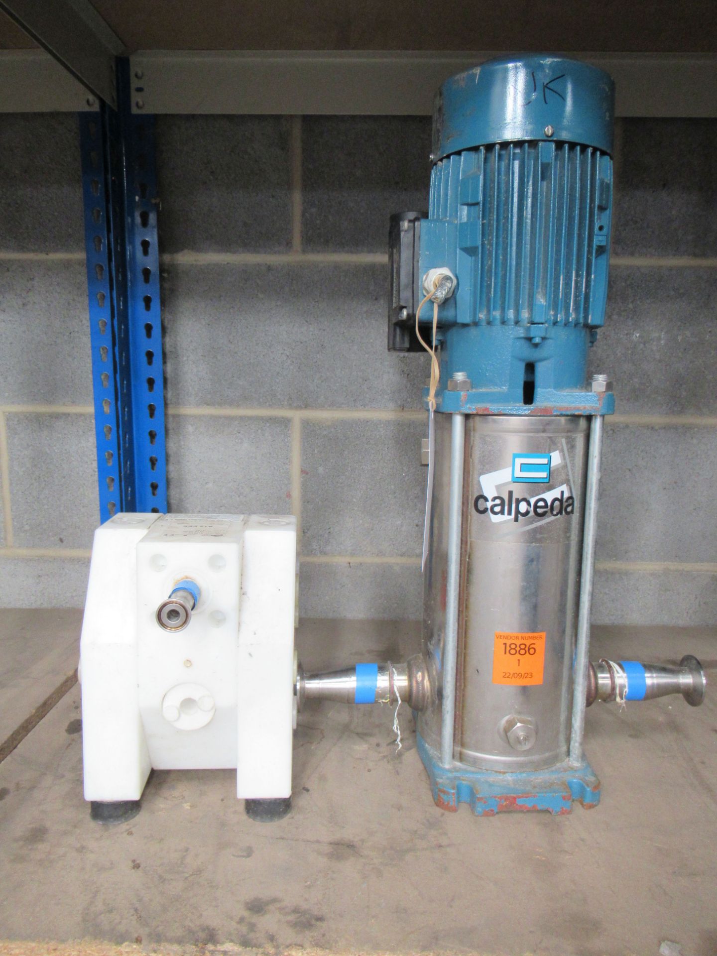 Calpeda Feed Pump with an Almatec Backflush Pump