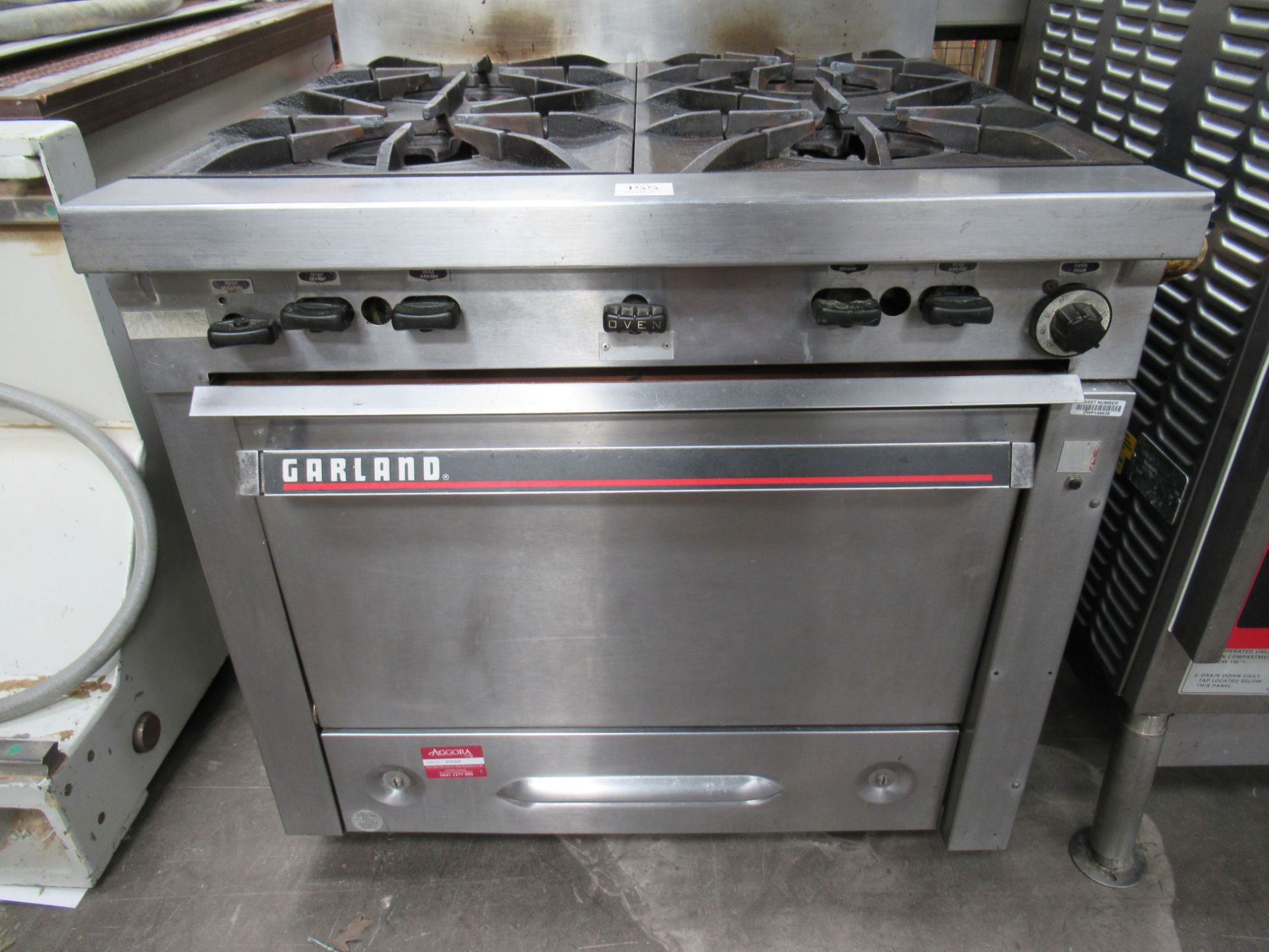 Garland Stainless Steel Gas Powered Oven with 4 Gas Burners - Image 2 of 3