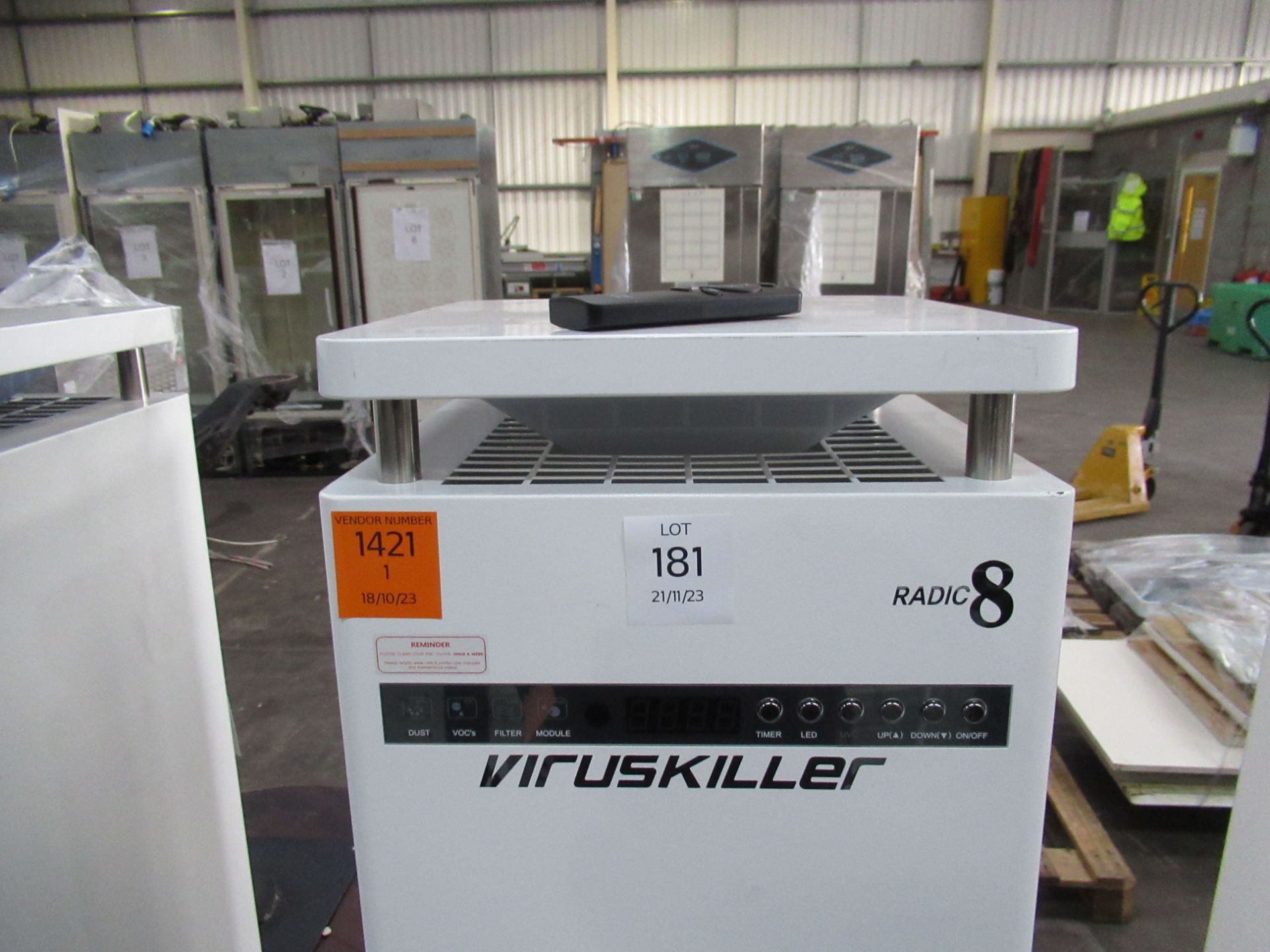 Radic8 Virus Killer Floor Standing and Mountable Air Sterilisers - Image 2 of 3