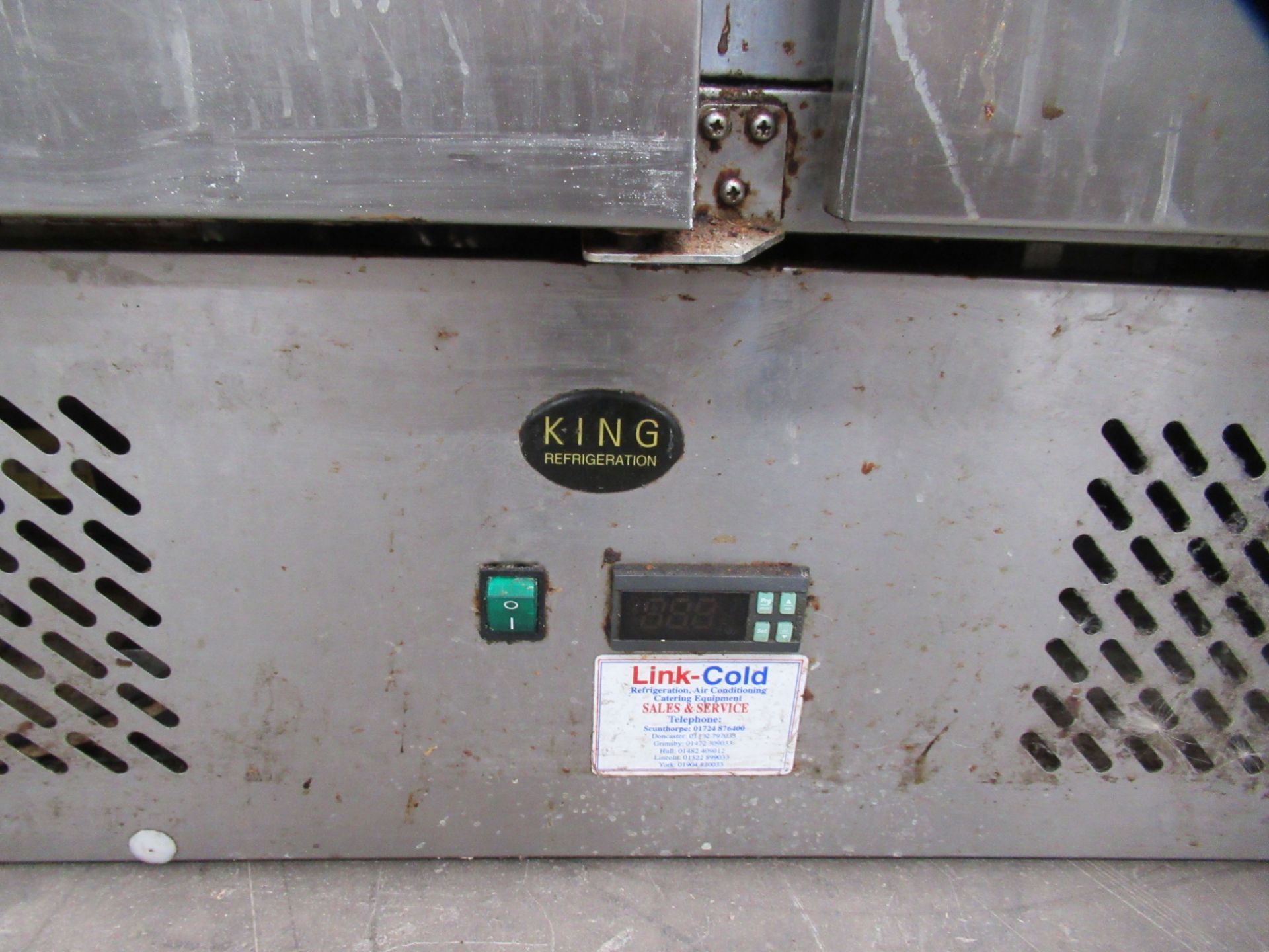 King Refrigeration Stainless Steel Three Door Preparation Cabinet - Image 2 of 8