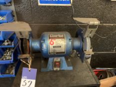 Clarke Double End Bench Grinder, 2 Workshop Trolleys & Contents