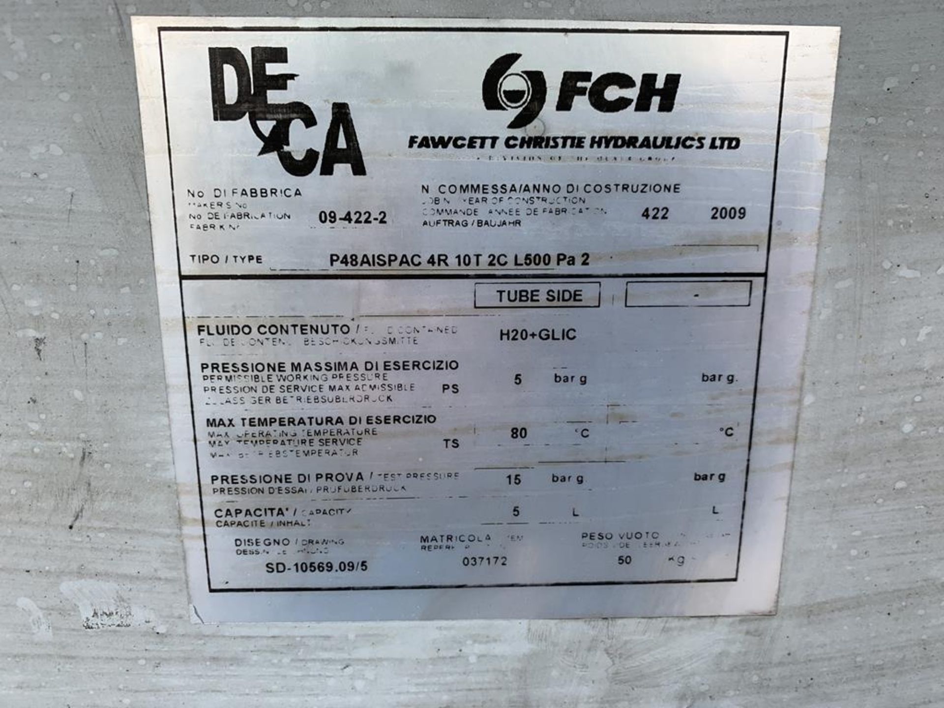 Hydraulic Power pack Ex standby - Image 5 of 8