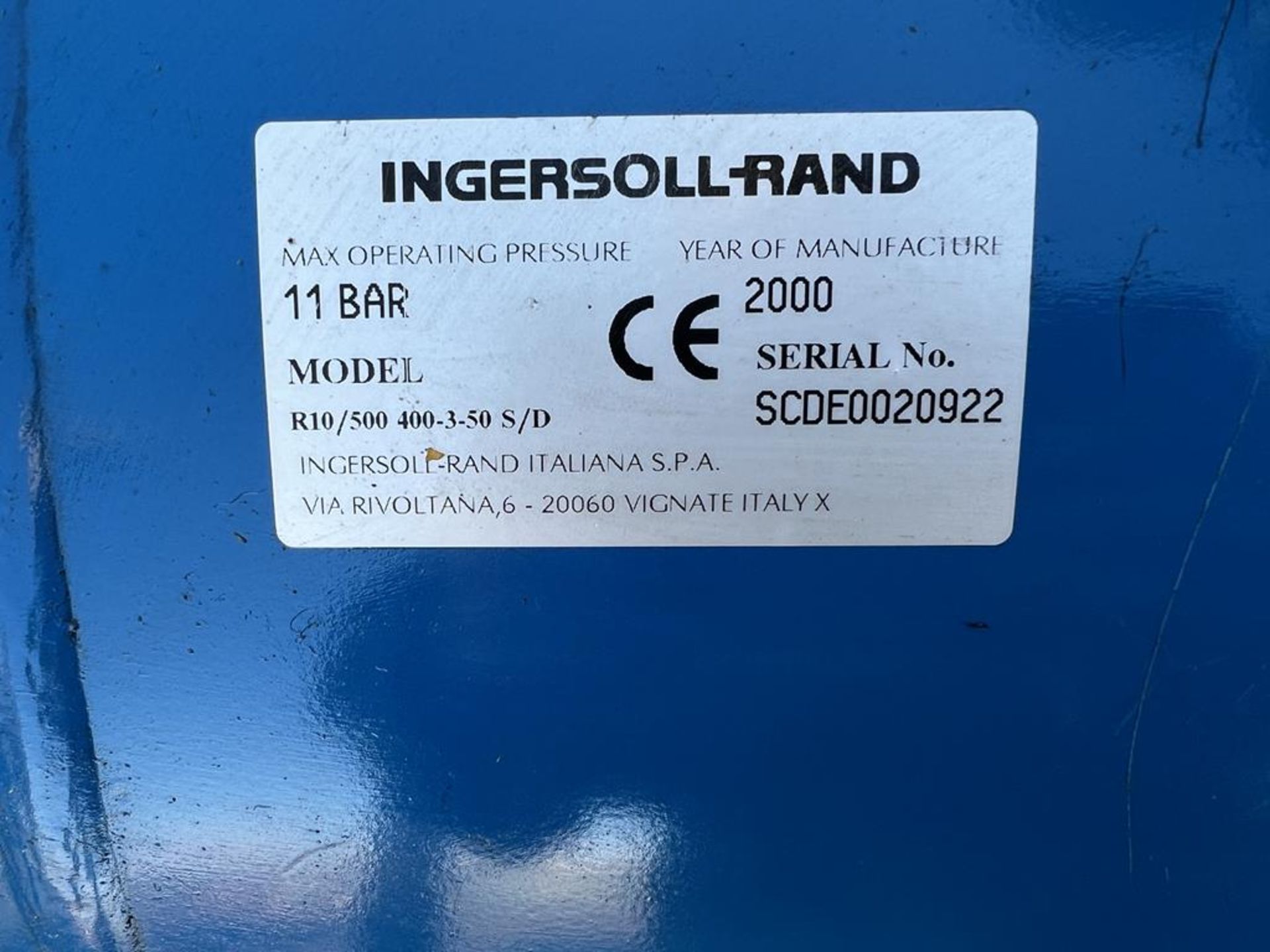 Compressor: Ingersol Rand - Image 5 of 7