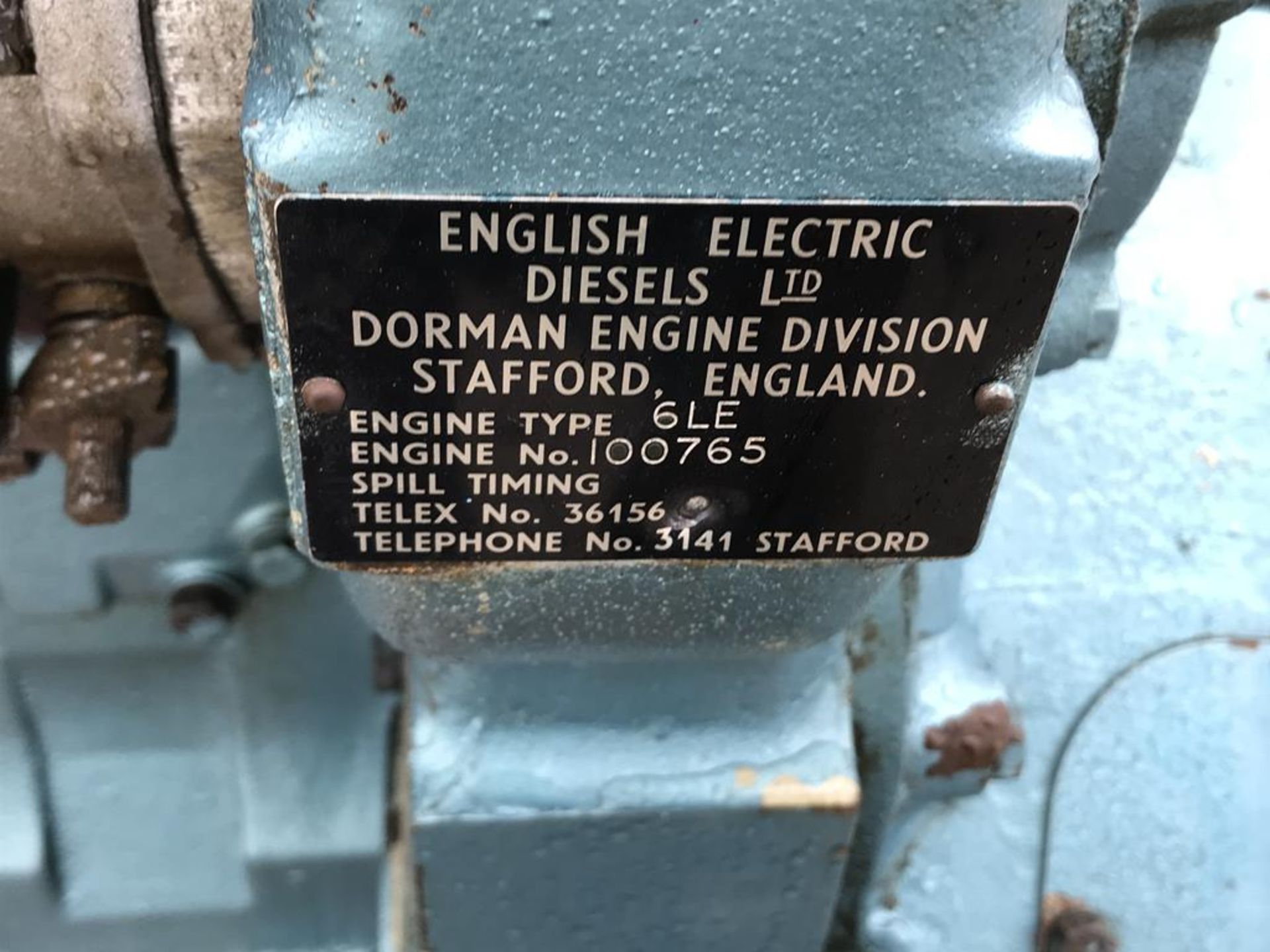 Diesel Engine: Dorman 6LE Ex Standby - Image 6 of 6