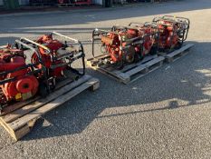 Waterpumps: Qty 6 Lister Ad1 Diesel water pumps Used. Job lot