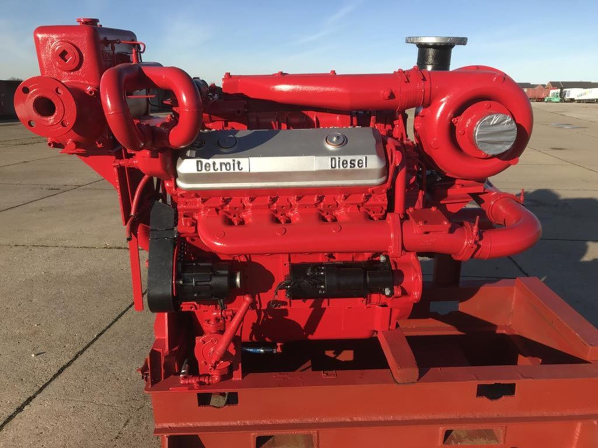 Ex Diesel Engine GM Detroit 8V71T V8 Turbo Diesel Engine Ex standby