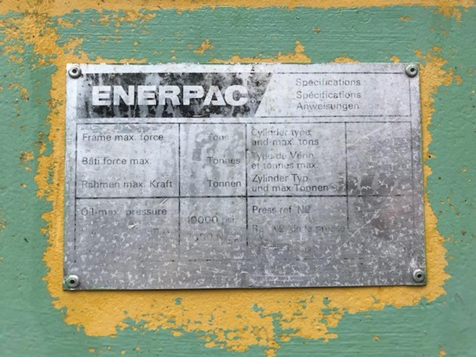 Enerpac 50Ton Press - Image 6 of 6