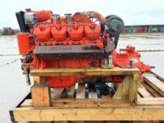Marine Diesel Engine: Scania DSI14 73 461Hp with Twin Disc MG5114 2:1 Gearbox Running take out
