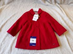 Mayoral Red Formal Dress Coat, Age 24 months, RRP