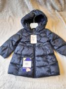 Mayoral Navy Padded Jacket / Coat, Age 18 months,