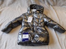 Mayoral Silver Padded Jacket / Coat, Age 3 years,