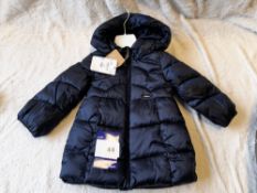 Mayoral Navy Padded Jacket / Coat, Age 24 months,