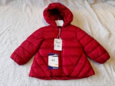 Mayoral Red Padded Jacket / Coat, Age 18 months, R