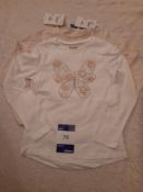 2 x Mayoral various long sleeved t-shirts (both ag