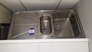 Franke Stainless Steel 1.5 Bowl Sink with R/H Drainer