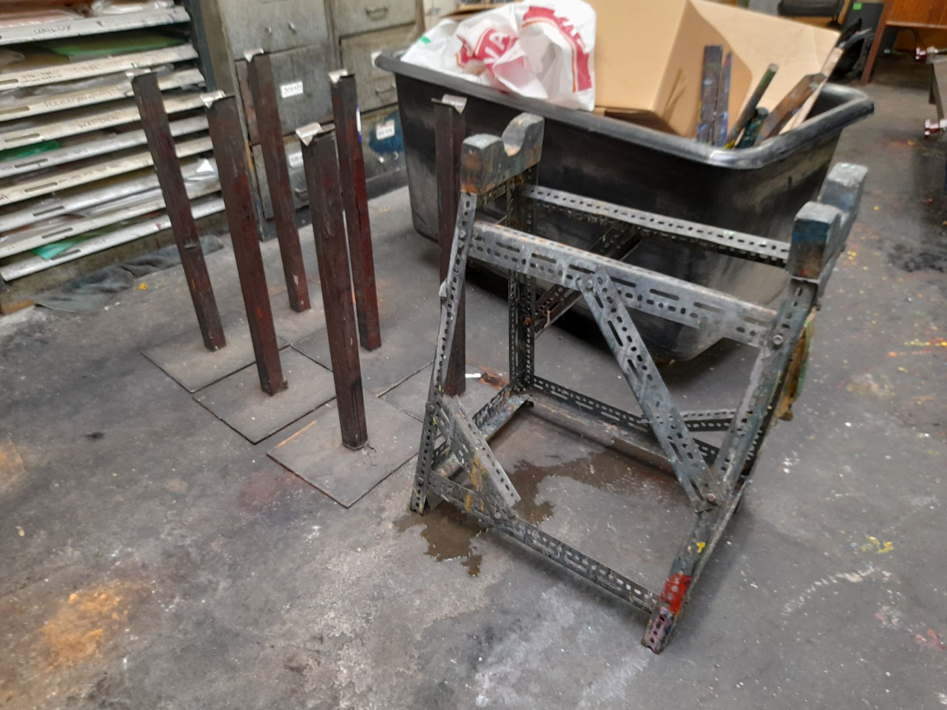 4 x Various stock stands/trestles - Bild 2 aus 2