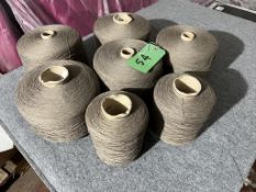 Mixed Sizes Neutral/Brown Yarn x6 reels