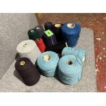 Mixed lot of wool and other yarn