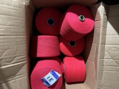 Queens Red Yarn x7 reels