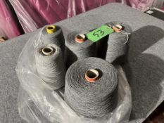 Mixed Sizes Grey Yarn x4 reels