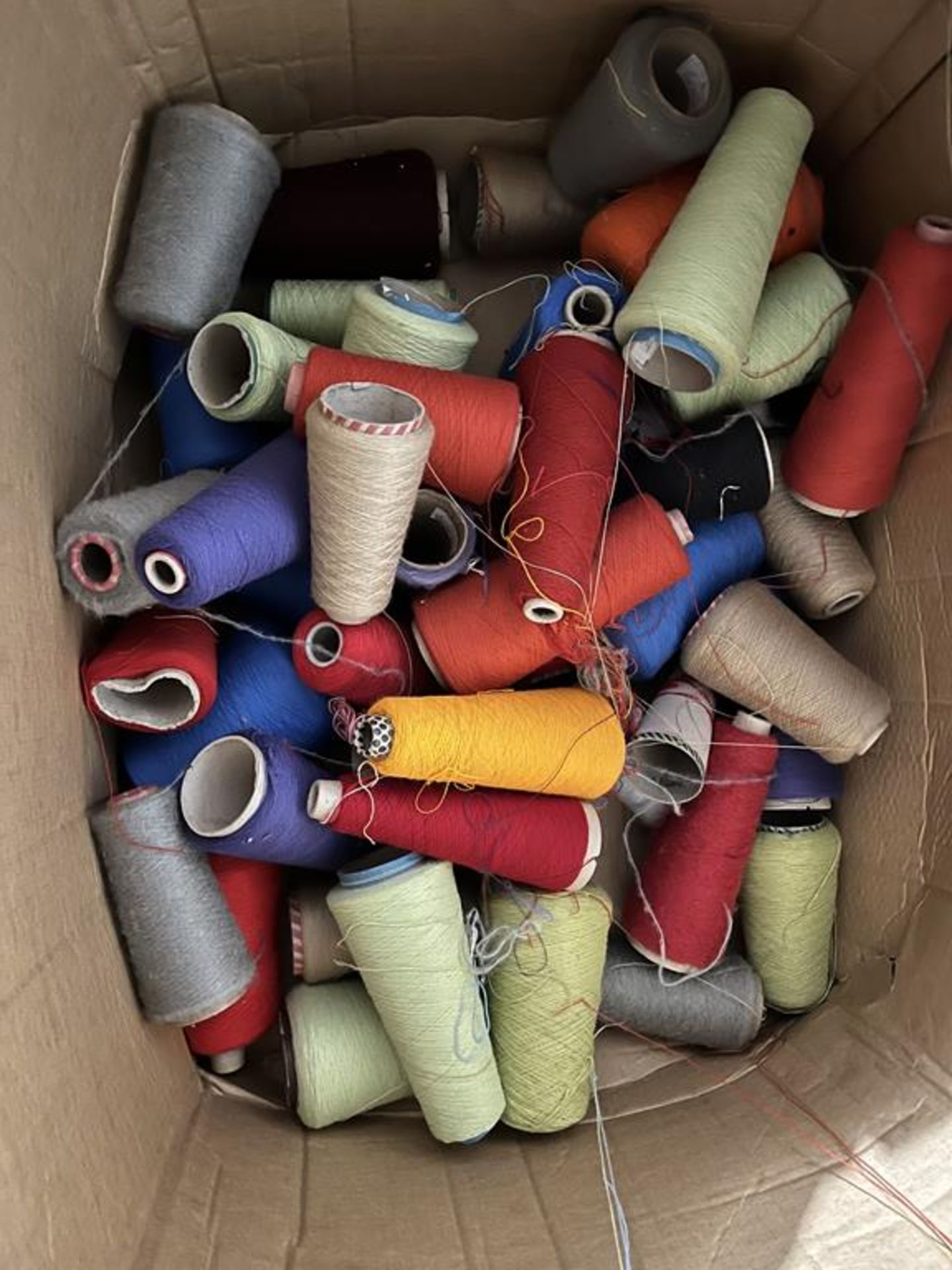 Mixed Box of Large Yarn Cones