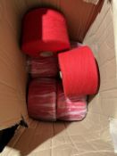 Queens Red Yarn x6 reels