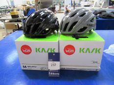 2x Kask Mojito 3 bicycle helmets size M black & Gr