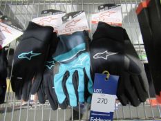 3 x assorted pairs of Alpine Stars Cycling Gloves RRP £92 size XXL