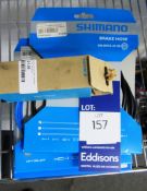 Shimano disc brake rotor, brake hose, 2x road shif