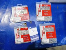 4x Sram PC1031 10 Speed Bicycle Chains. Total RRP £82.00