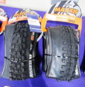 2x Maxxis Minion DHF 29.0"x2.60" Bicycle Tyres. Total RRP £113.98