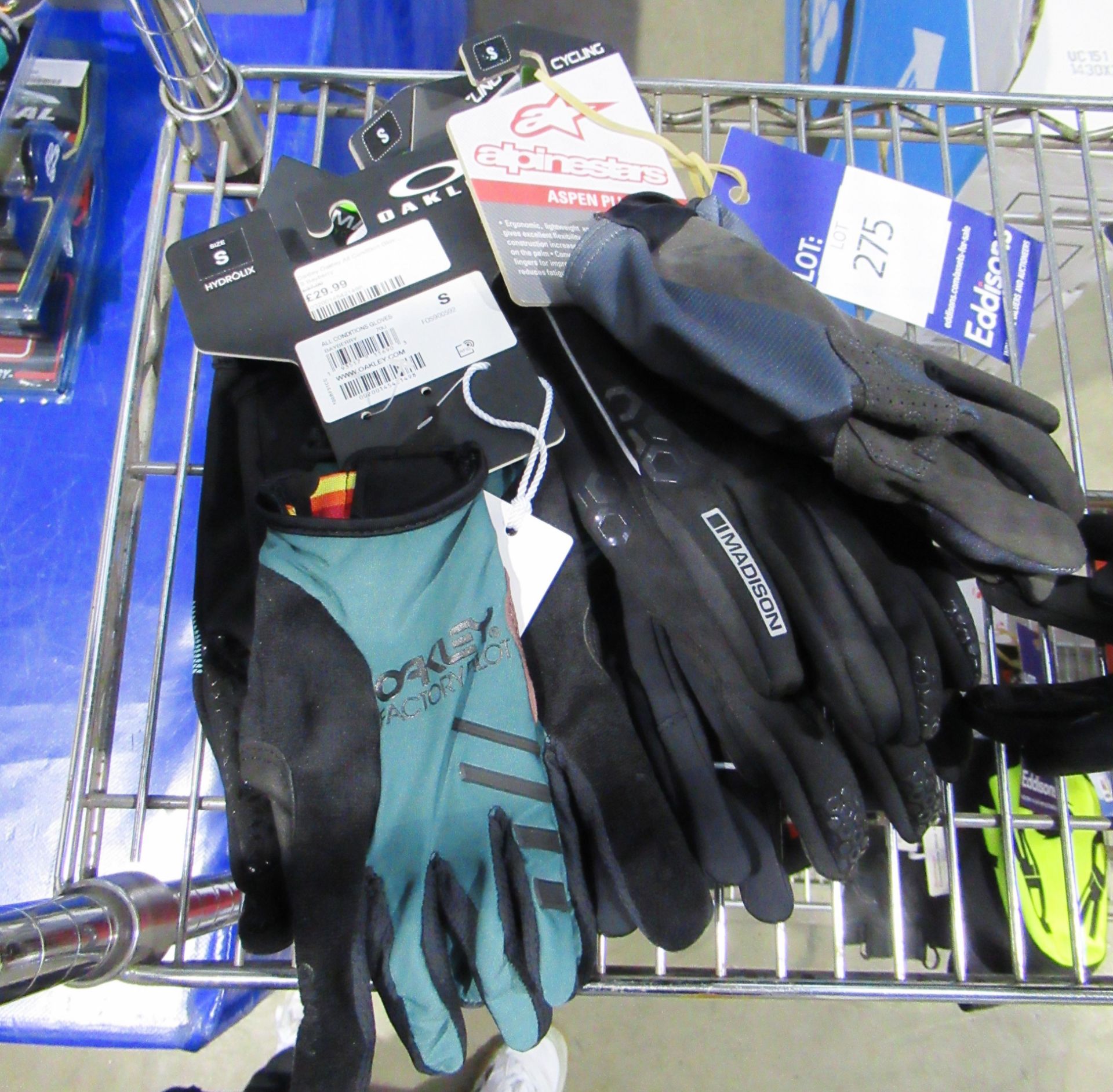 5 x Various pairs of Cycling Gloves Approx. RRP £127 Total Size S