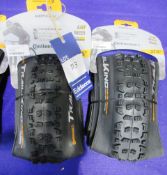 2x Continental Trail King Shield Wall, 27.5x2.40 Black/Black Bicycle Tyres. Total RRP £79.90